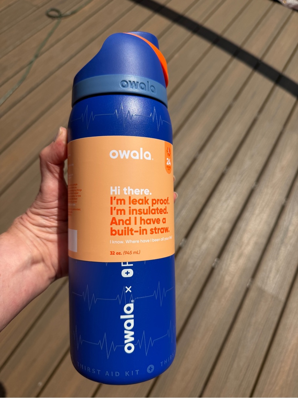 Figs x Owala Chart Topper Medical Insulated Stainless Cup